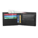 STARHIDE Mens RFID Blocking Genuine Leather Wallet with Removable Minimalist Slim Card Holder 1125