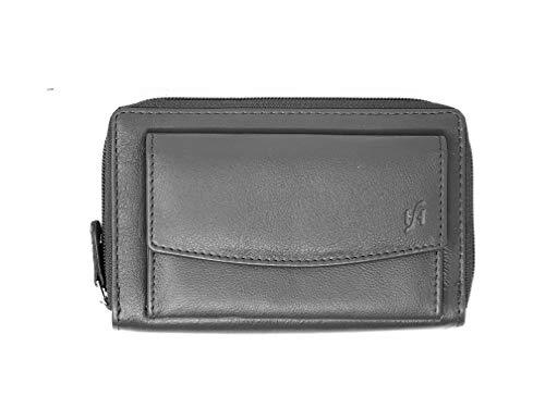 Men's Smooth Nappa Leather Zip-Round Wallet with RFID | Dents